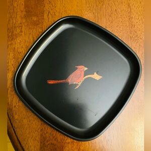 COURAC by Monterey adorable Cardinal Platter